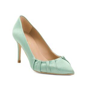 LK BENNETT Teal Made In Spain Florena Pointy Toe Court Heels